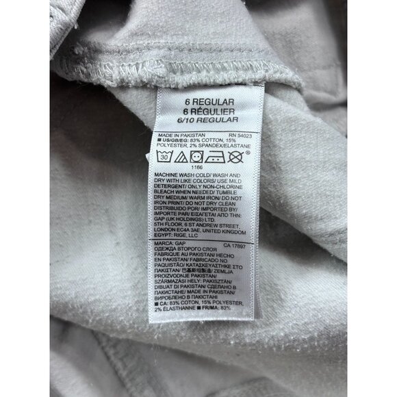 Gap 1969 Womens Inner Cozy Leggings Size 6 28R Light Gray Denim - Picture 10 of 12